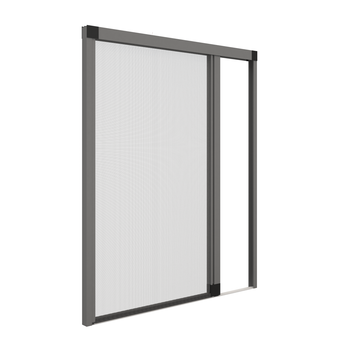 Roller door fly screen