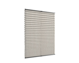 Smooth fabric pleated blind for windows