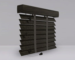 Bamboo blinds 50 mm black