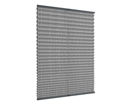 Thermal pleated blind with honeycomb fabric