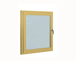 Wooden window single-pane