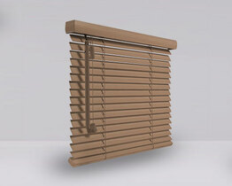 Bamboo blinds 25 mm beige