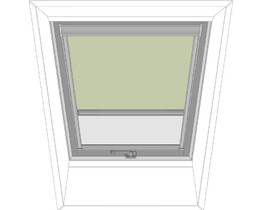 FAKRO internal roof blind ARF green