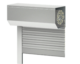 External window shutter silver