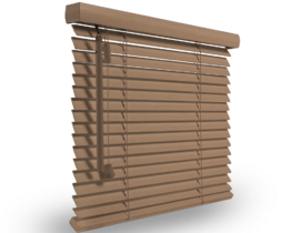 Wooden slat blind 2542 beige