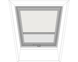 Internal blind for roof window FAKRO ARP 001 white