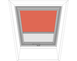 Internal blind for roof window FAKRO ARP 246 red