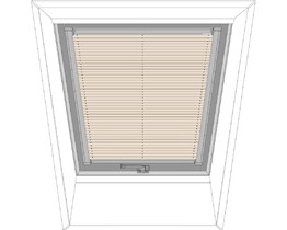 FAKRO roof window pleated blind APS 652 peach