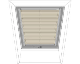 FAKRO roof window pleated blind APS 667 beige