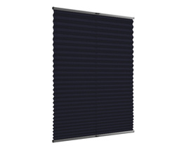 Pleated window shade for vertical windows