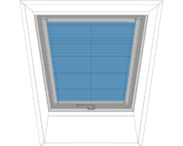 FAKRO roof window pleated blind APS 658 blue