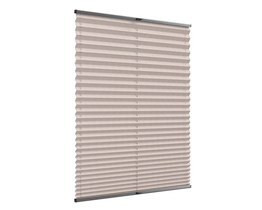 Non-invasive pleated blind