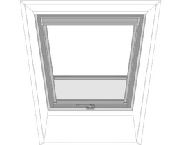 FAKRO internal roof blind ARF white