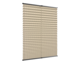 Custom non-invasive pleated blinds