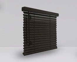 Bamboo blinds 25 mm black