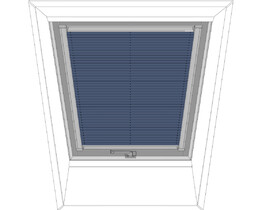 FAKRO roof window pleated blind APS 665 navy blue