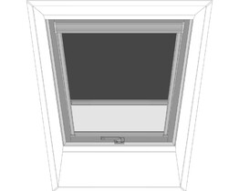 FAKRO internal roof blind ARF graphite