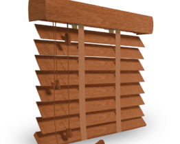 Internal wooden blind 13 cherry wood