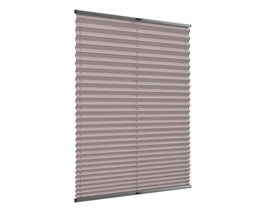 Pleated window shade for balcony windows