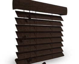 Wooden terrace blind