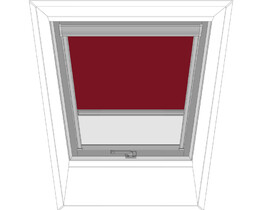 FAKRO internal roof blind ARF maroon