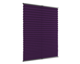 Made-to-measure pleated blinds with invasive installation