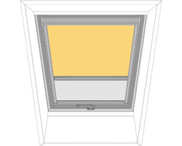 Internal blind for roof window FAKRO ARP 243 yellow