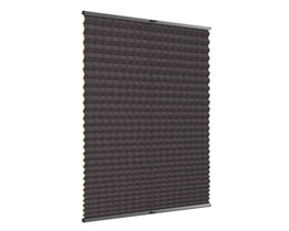 Non-invasive window pleated blinds