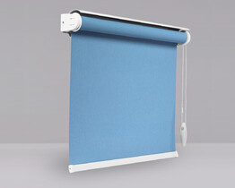 Thermal roller blind with a pvc cassette