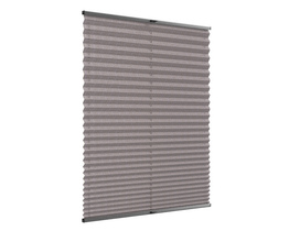 Light-dimming non-invasive pleated blinds