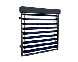 Solar power external blind anthracite