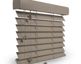 Adjustable wooden blind for terrace