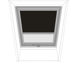 FAKRO internal roof blind ARF black