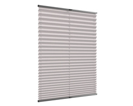 Blackout pleated window shade