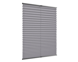 Easily fitted pleated blinds