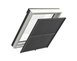 Pleated skylight blinds