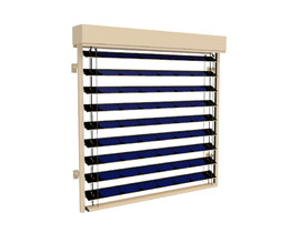 Solar power external blind beige