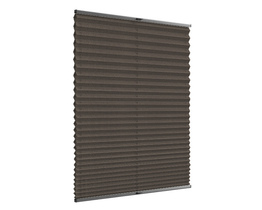 Made-to-measure blackout pleated blinds