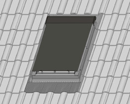 FAKRO roof window awning AMZ 089 RAL 7022