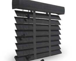 Exclusive wooden blind 67 Charcoal