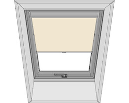 FAKRO ARS internal roof blind Light Beige