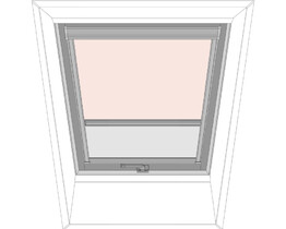 Internal blind for roof window FAKRO ARP 204 pink