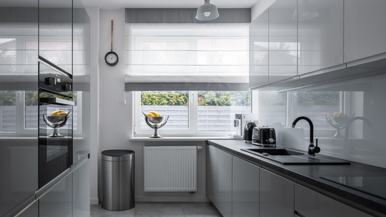 Roman Blinds for Kitchen