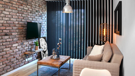 
										Modern vertical blinds
																						