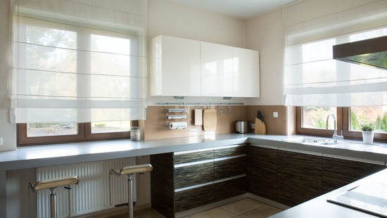 Roman Blinds for Kitchen